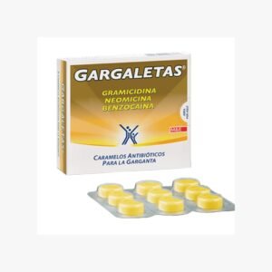 Gargaletas caramelo antibiotico