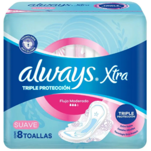 ALWAYS TOALLA DIA SUAVE X8U