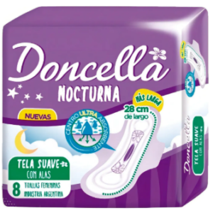 Toallas Pocket Nocturnas Tela Suave X 8 Unid