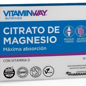 Citrato de Magnesio con Vitamina D Vitamin Way x30 Cápsulas
