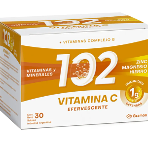 102 Plus Vitamina C Suplemento Efervescente