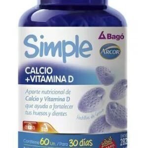 Simple Calcio + Vitamina D pastillas de goma 60 unidades