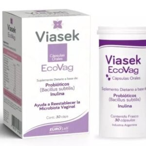 Viasek Ecovag Probióticos Cápsula Oral 30 Cápsulas