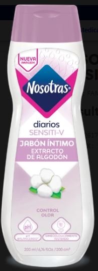 Nosotras Jabon Intimo Sensitive x200ml