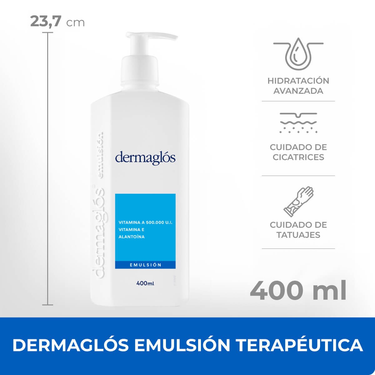 Dermaglos Emulsión x 400 ml - Imagen 2
